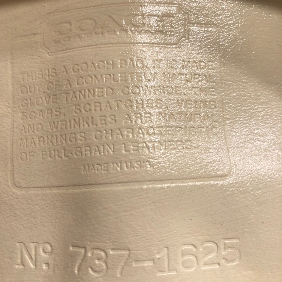 Authentic Classic Coach Drawstring Sac - Picture 6 of 6